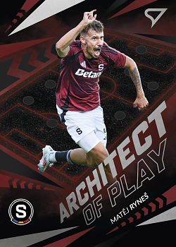 Matej Rynes Sparta Praha SportZoo Chance Liga 2024/25 2. serie Achitects of Play #AP-01